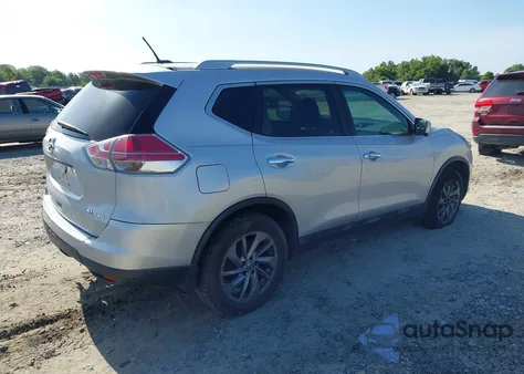 2016 Nissan Rogue Sl из США, поврежденный, VIN 5N1AT2MV7GC740050